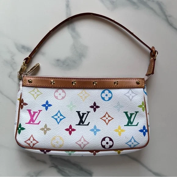 Iconic, Authentic Louis Vuitton Monogram Multicolore Pochette Accessoires - Picture 3 of 16
